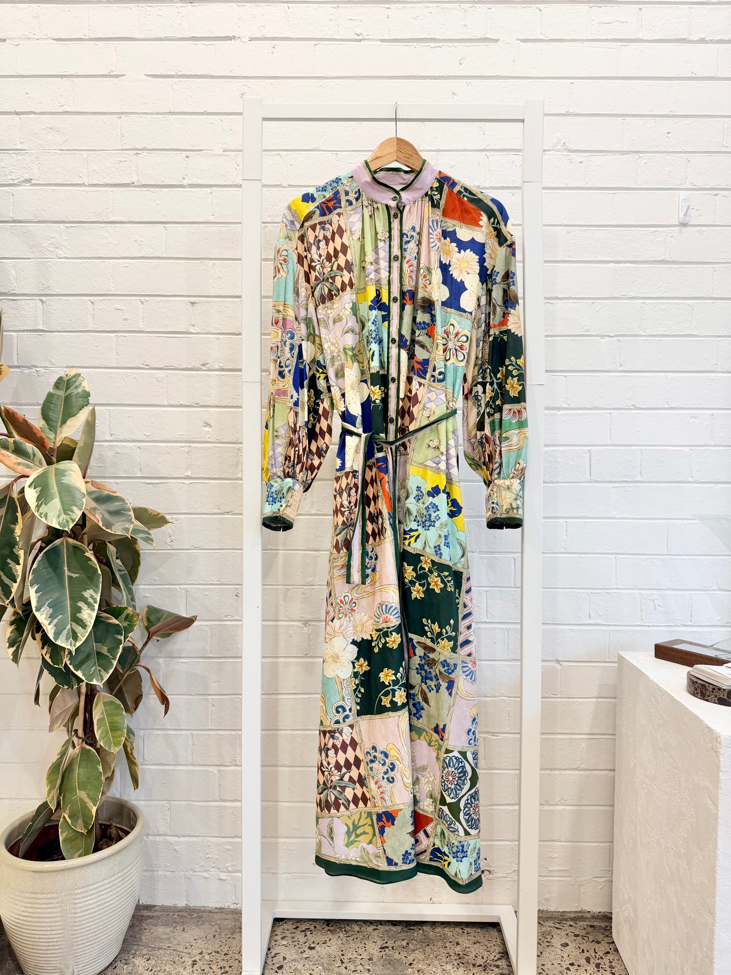 Alemais 'Bianca' Midi Shirtdress - Size 12