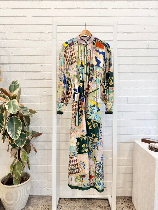 Alemais 'Bianca' Midi Shirtdress - Size 12