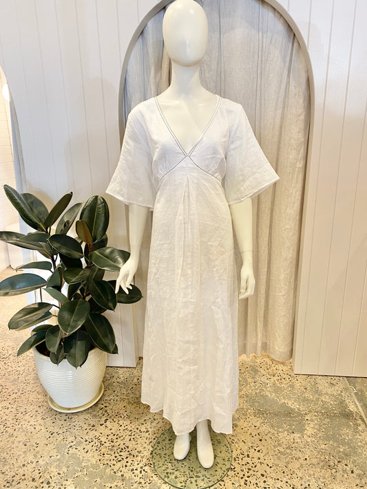 Dissh Rhodes Linen Dress - Size 16