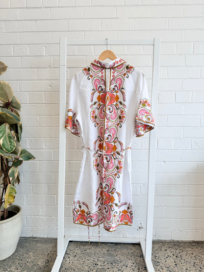 Zoe Kratzmann Petal Mirage Forum Tunic Dress - Size 3 (12)