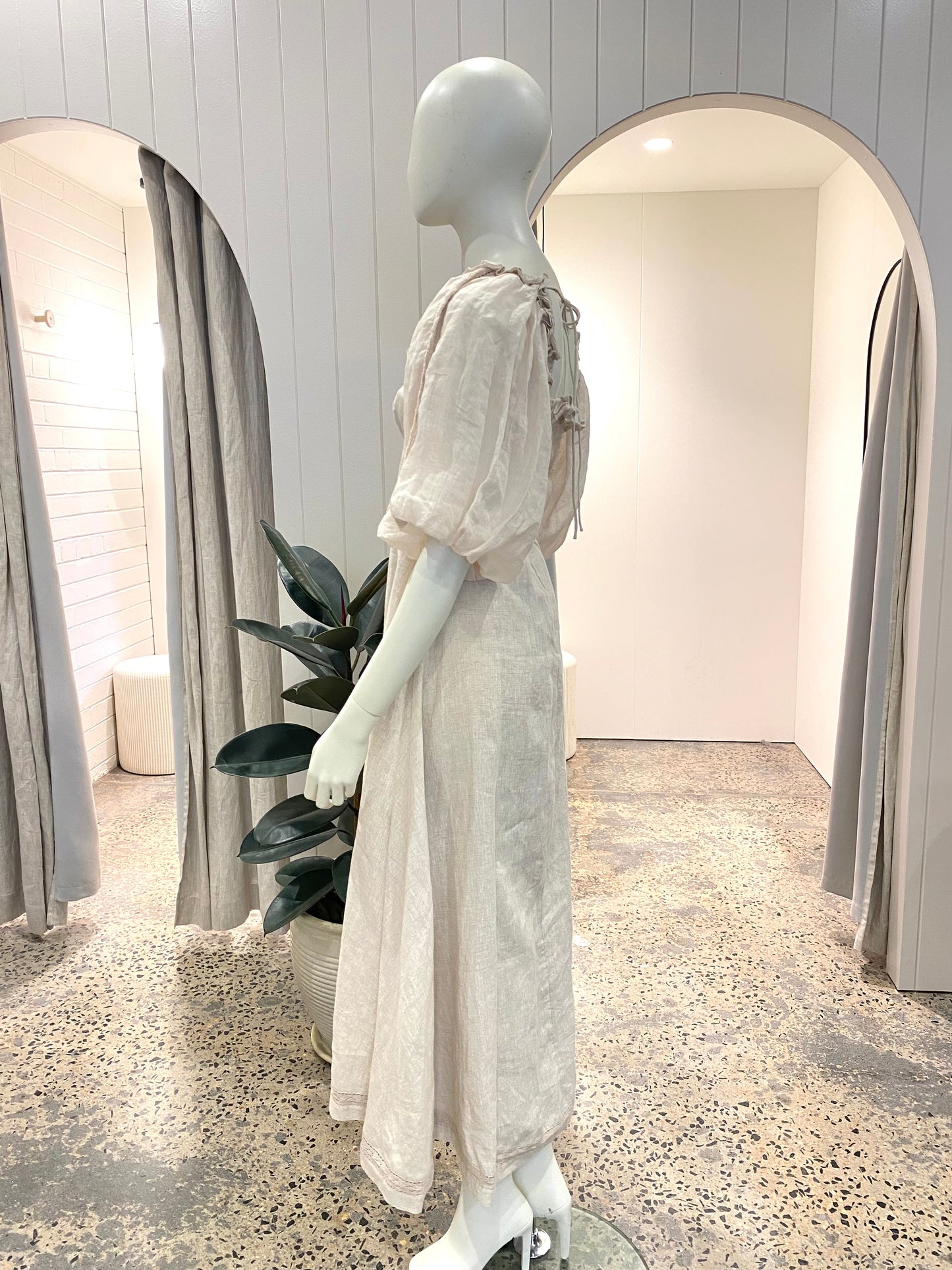 Joslin Rylee Linen Dress - Size 8