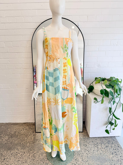Walnut Melbourne Milan Maxi Dress - Size 10 - Pre-Loved Geelong