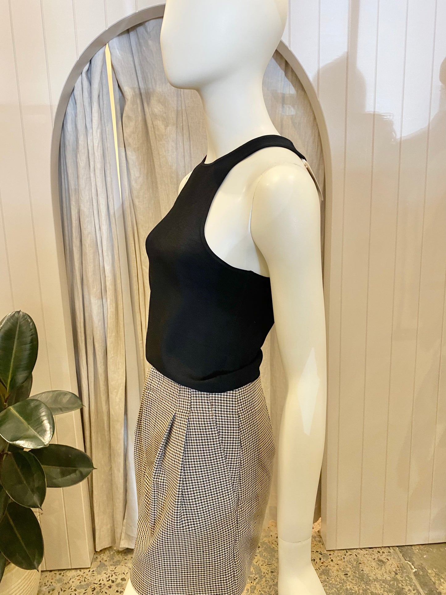 Shona Joy Crepe Knit Tank - Size M (12)