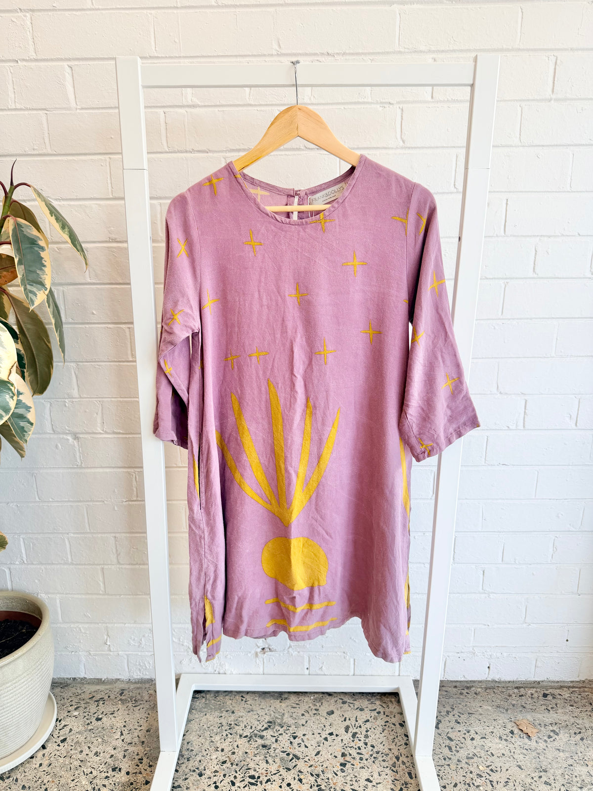 Frank & Dolly's Astro Tunic in Mauve - Size Small (10)