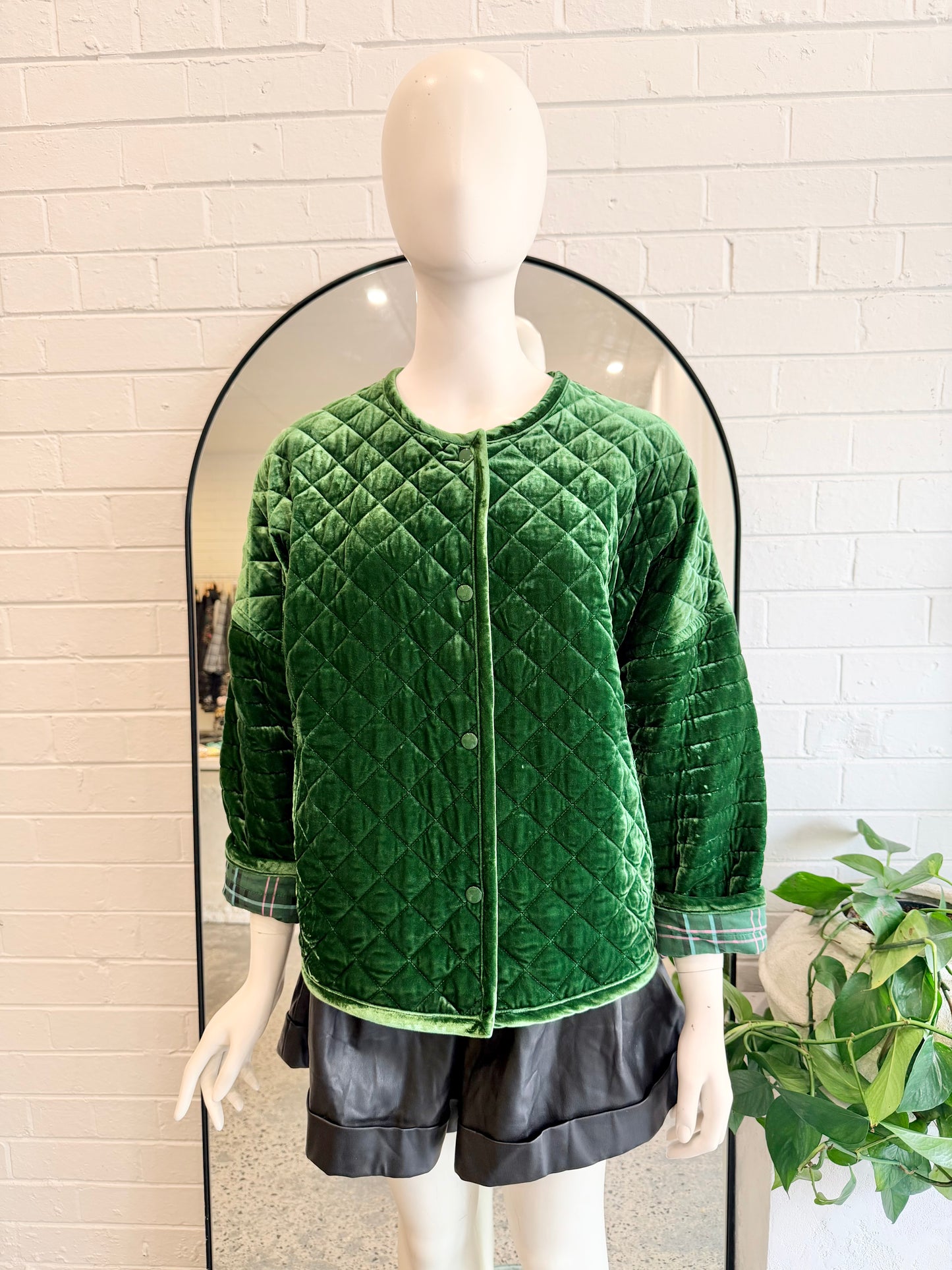 Gorman Green Bricklane Reversible Velvet Jacket - Size 6-8