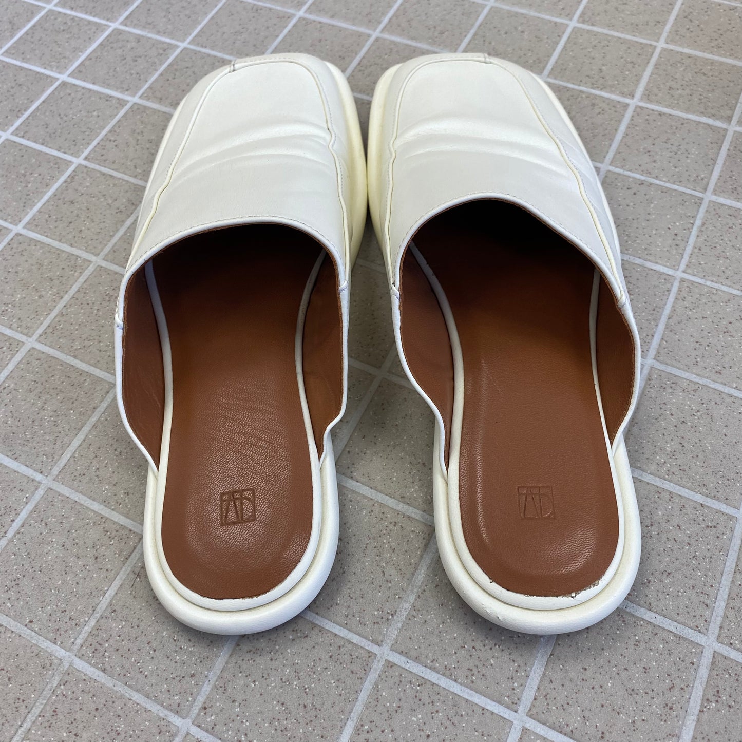 Camilla & Marc Grove Square Welted Mules - Size 10