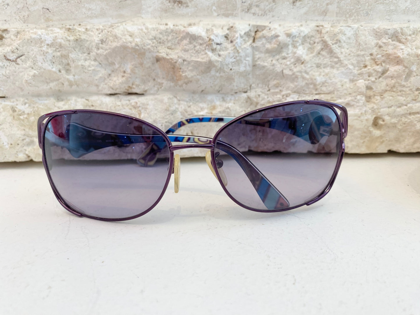 Emilio Pucci EP104S Sunglasses Purple Print