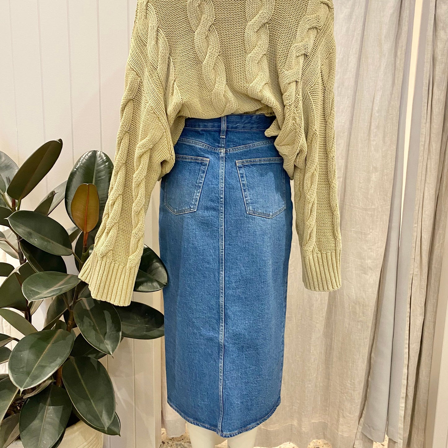 COS Denim Skirt - Size 6/8