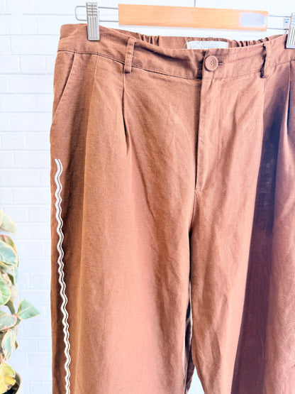 Foxwood Paradise Pants - Chocolate - Size 14