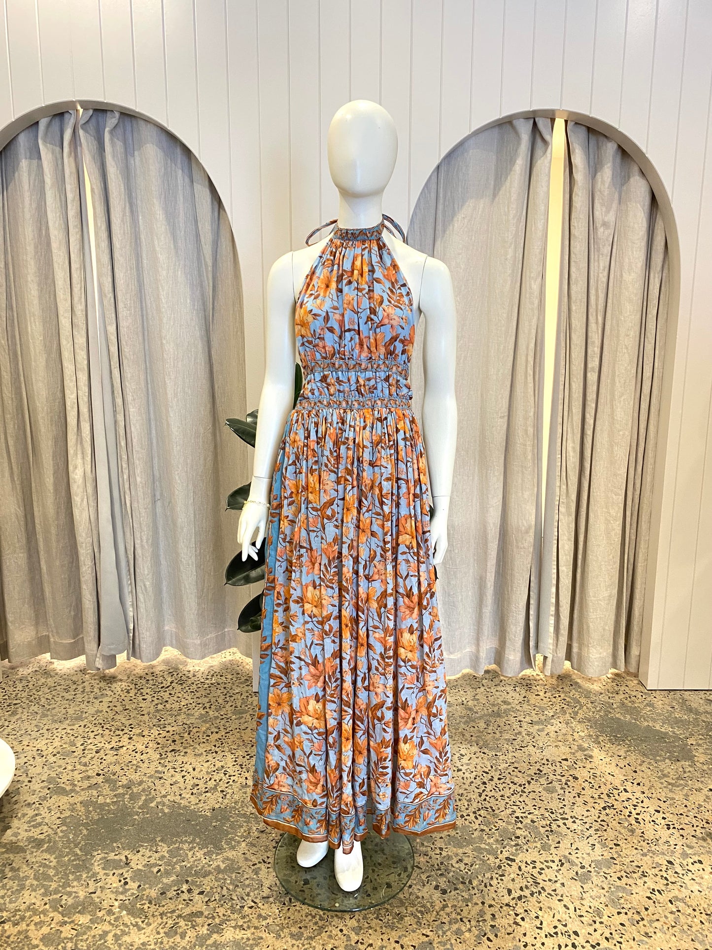 Kate Ford Blue Bell Azalea High Neck Gown BNWT - Size 2 (10-12)