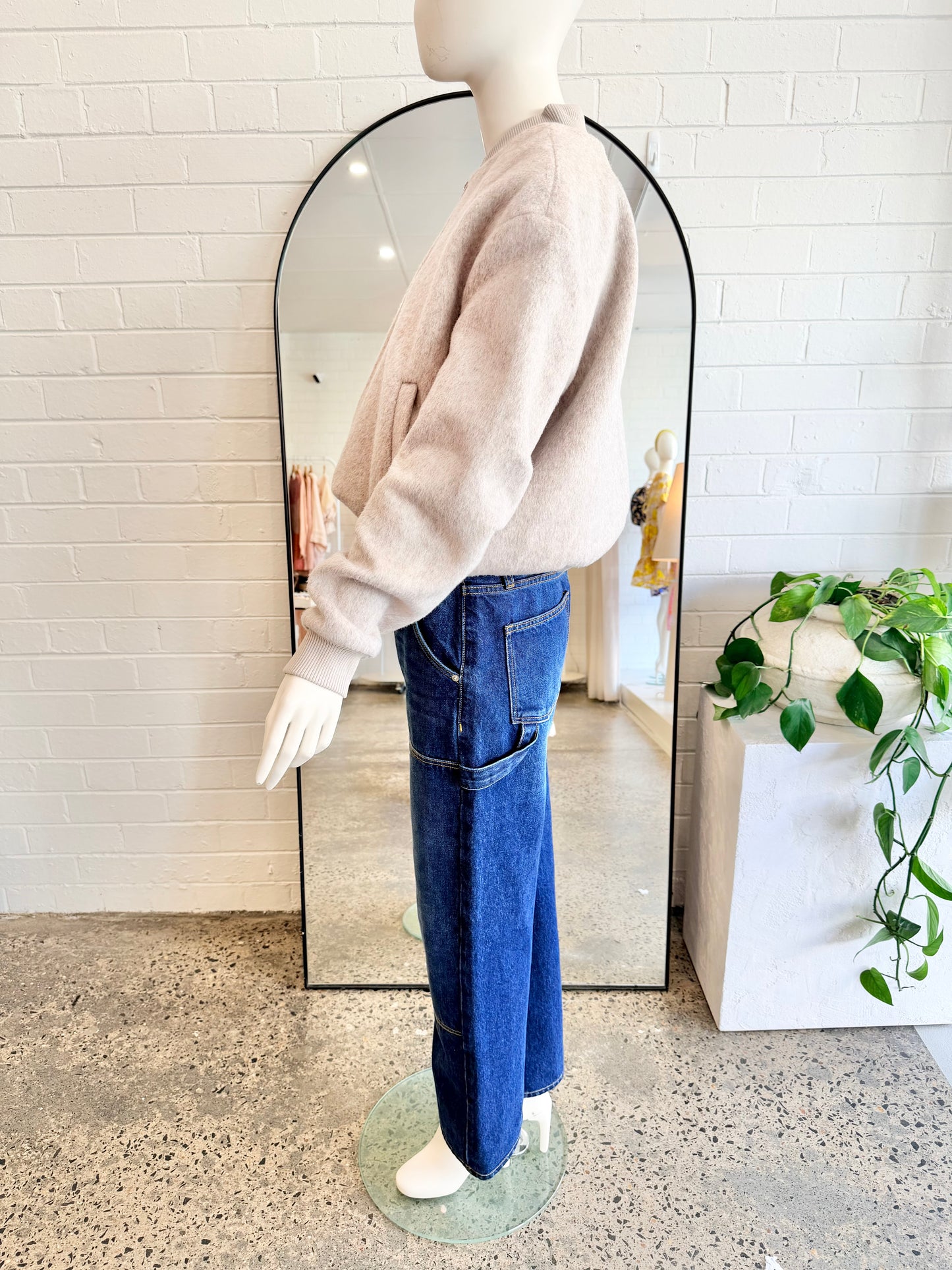 St Agni Dark Indigo Carpenter Jeans - Size 25 (6 - 8)