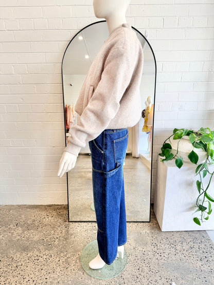 St Agni Dark Indigo Carpenter Jeans - Size 25 (6 - 8)