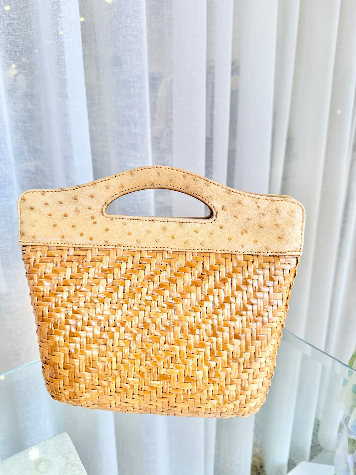 Capaf Honey Firenze Rattan Bag