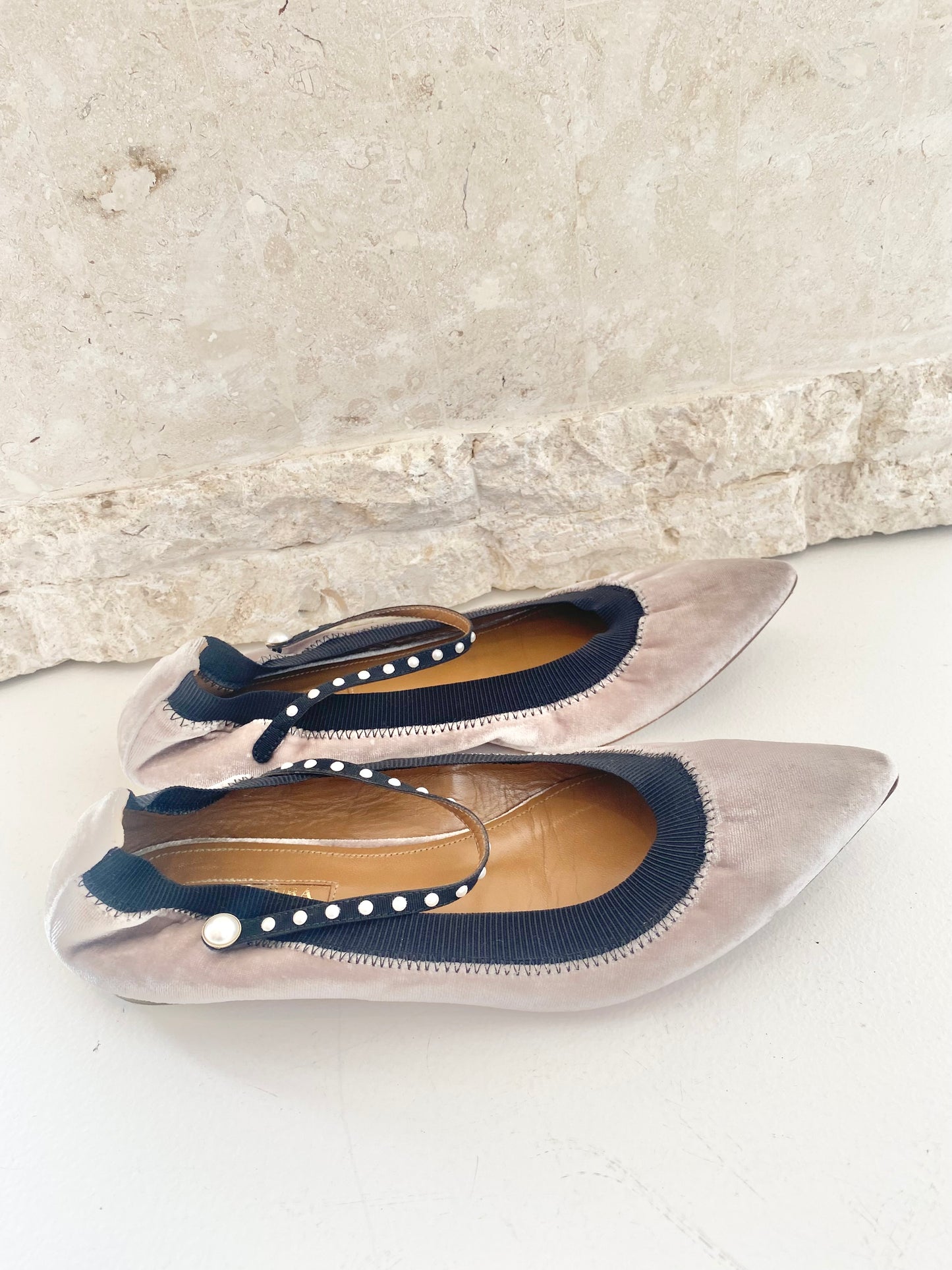 Aquazzura Nolita Ballet Flats - Size 37