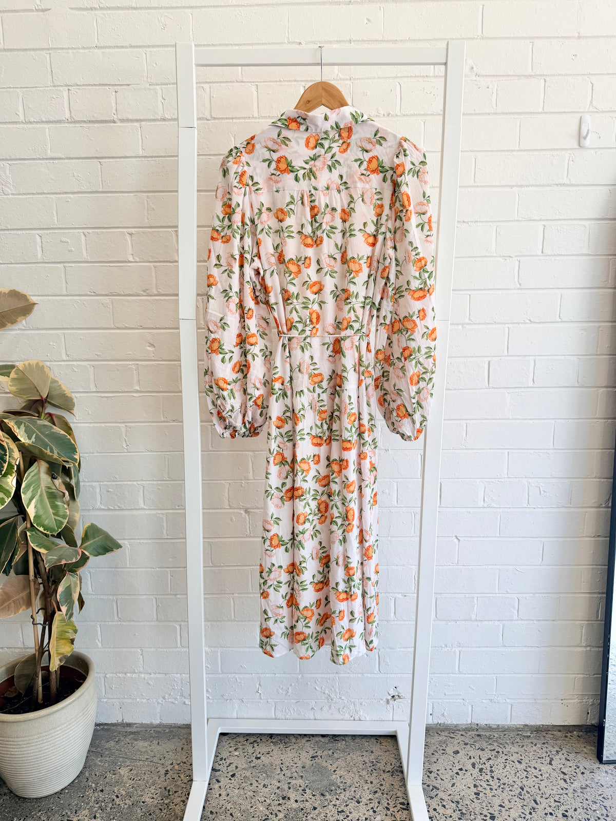Kivari Floral Shirt Maxi Dress - Size 12
