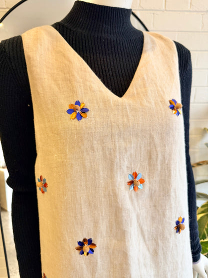 Gorman x Claire Johnson 'Dressed Up' Embellished Shift Dress - Size 10