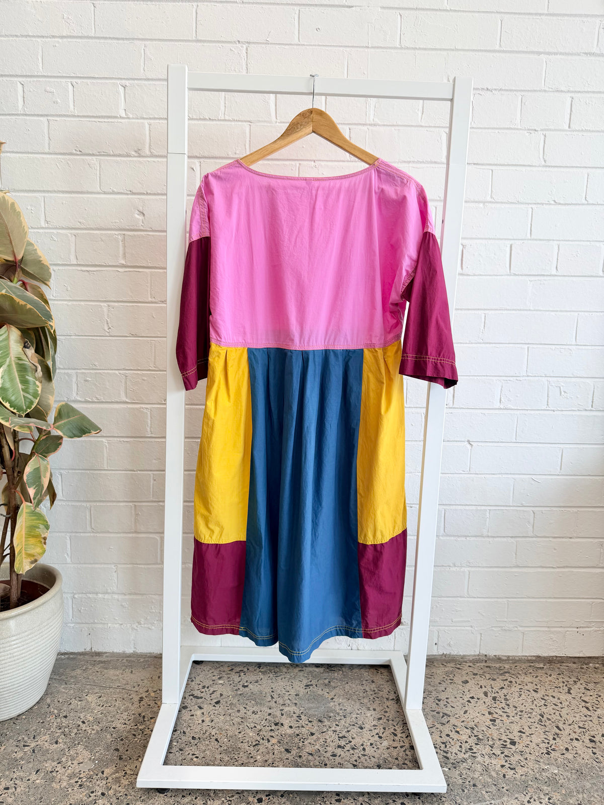 Gorman Chop Chop Colour Block Dress - Size 10