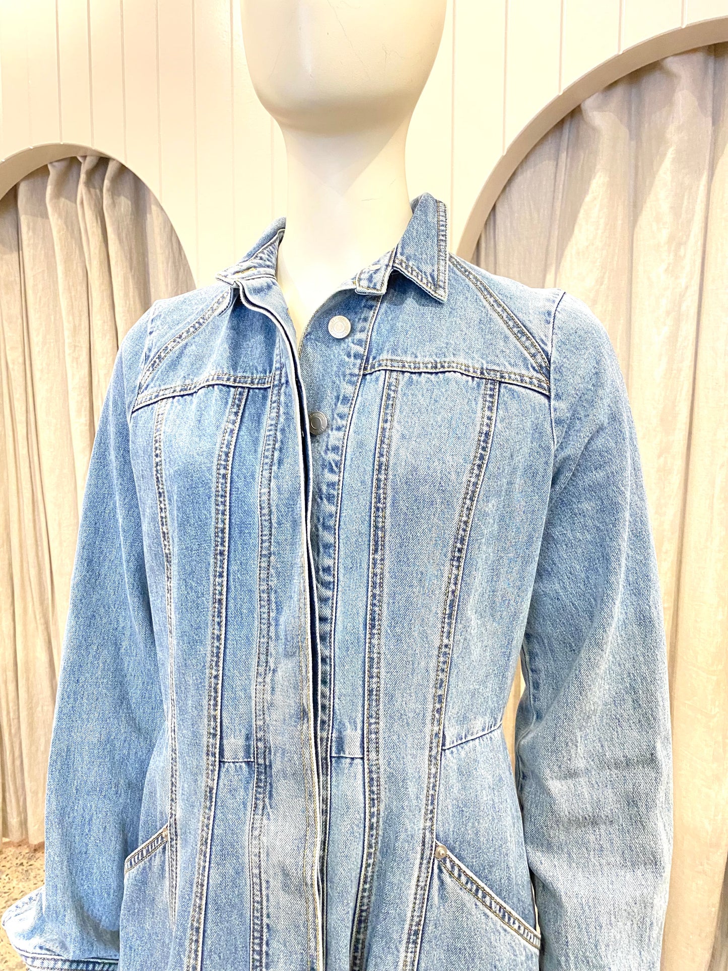 Morrison 'Atticus' Denim Dress - Size 12