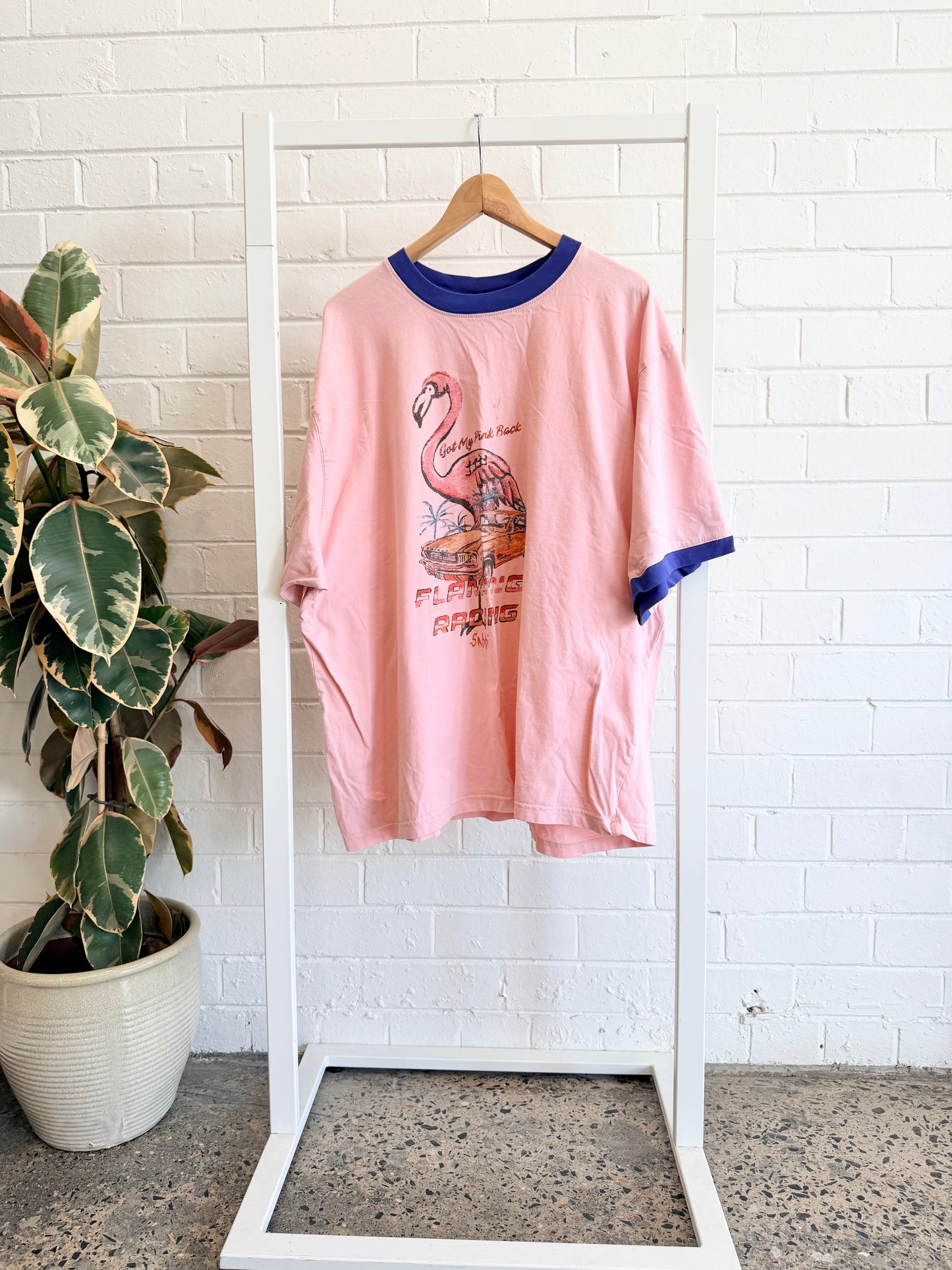 Sabbi Got My Pink Back Oversized Tee - Size L (12 - 14)
