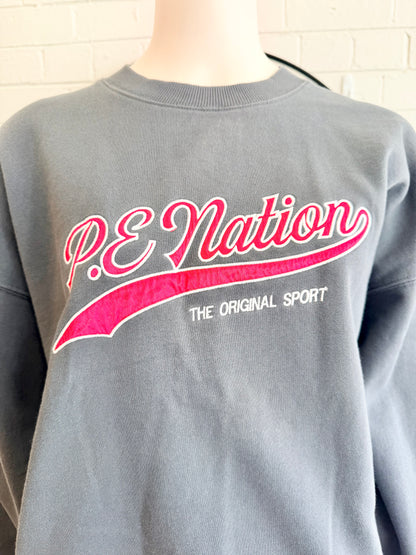 PE Nation Marine Blue Formation Sweat - Size M (10 - 12) - Pre-Loved Geelong 2