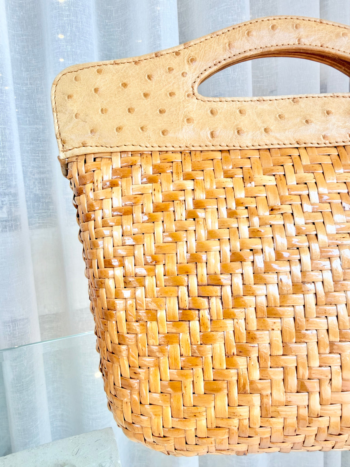 Capaf Honey Firenze Rattan Bag