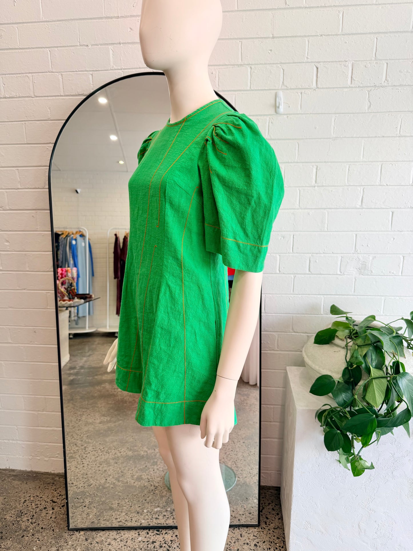 The Story of Us Green Mini Dress - Size 8