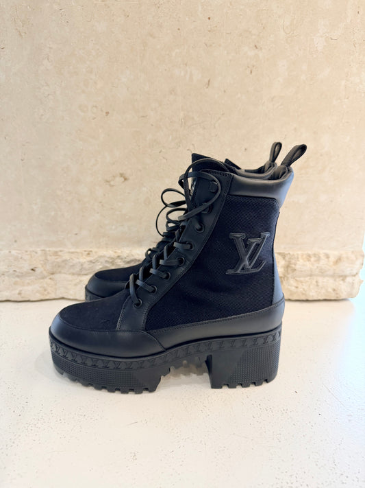 Louis Vuitton Laureate Platform Desert Boot - Size 37