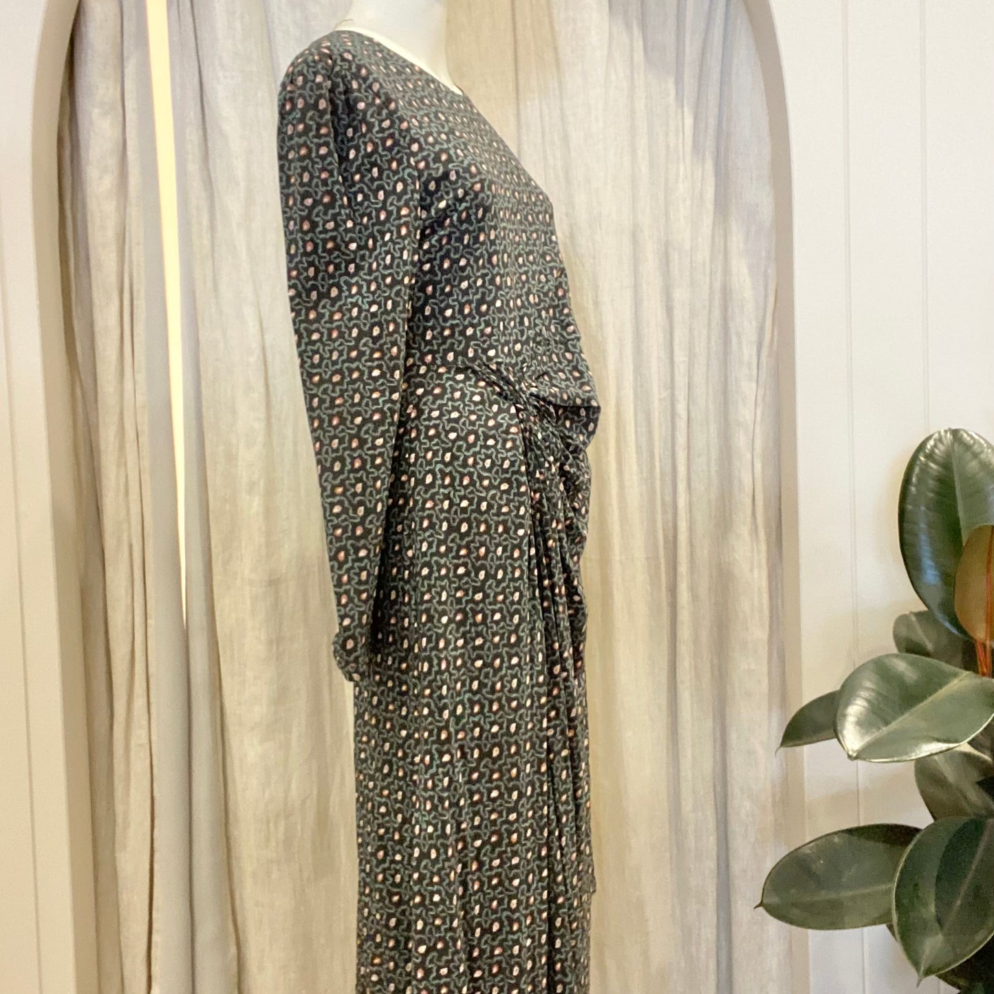 Skin and Threads Floral Midi Dress - Size 8