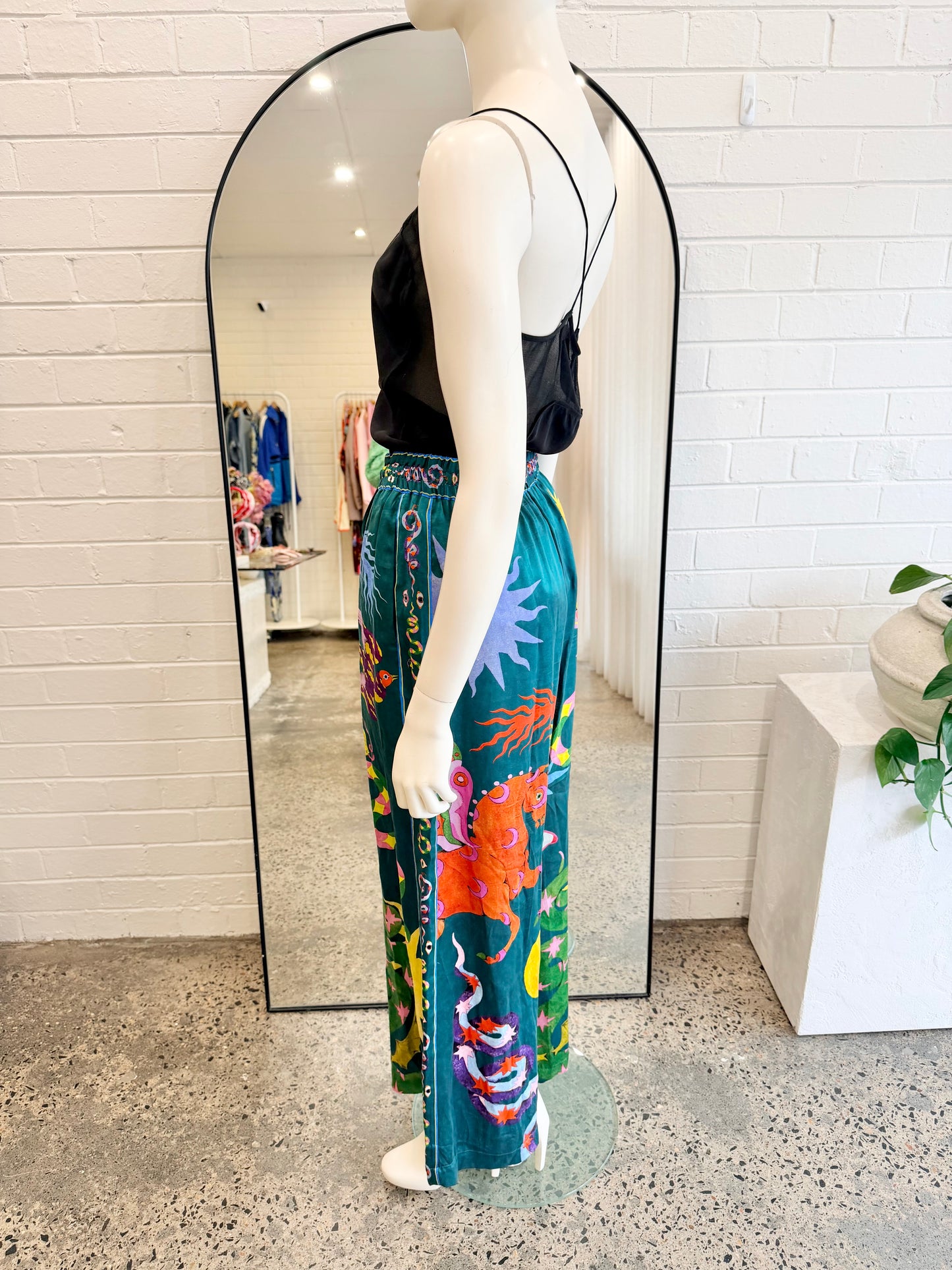 Alemais Guardian Silk Pants - Size 8