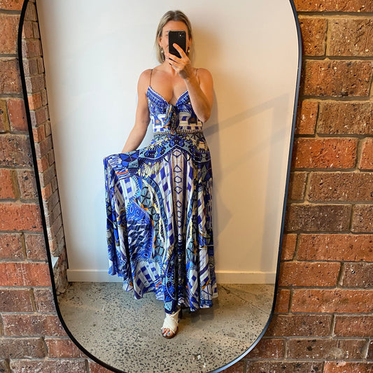 Camilla Rhythm & Blues Maxi Dress - Size 10