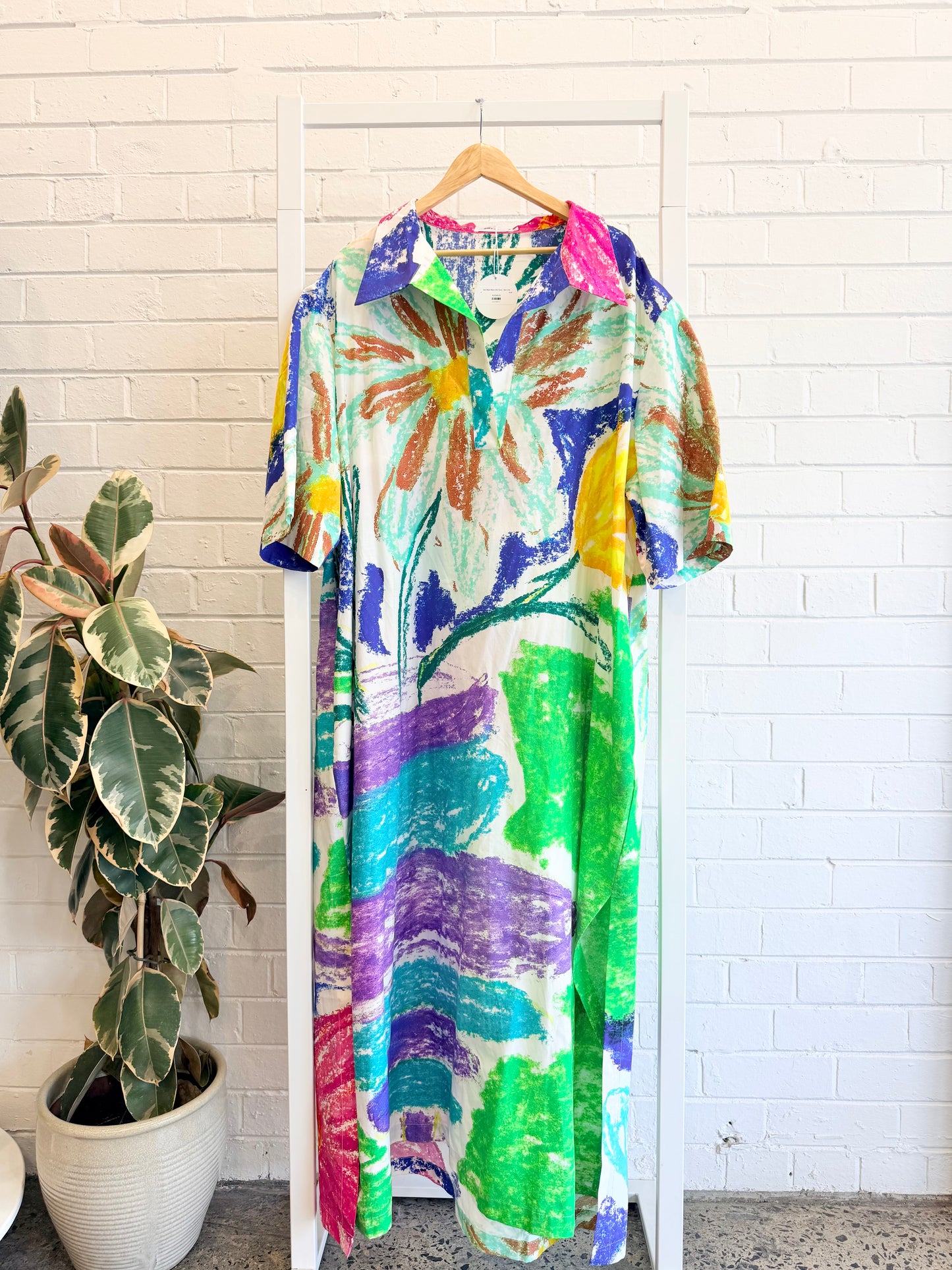 Gary Bigeni Marho Shirt Dress - Size 5 (16)