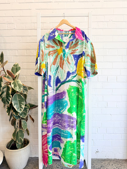 Gary Bigeni Marho Shirt Dress - Size 5 (16)