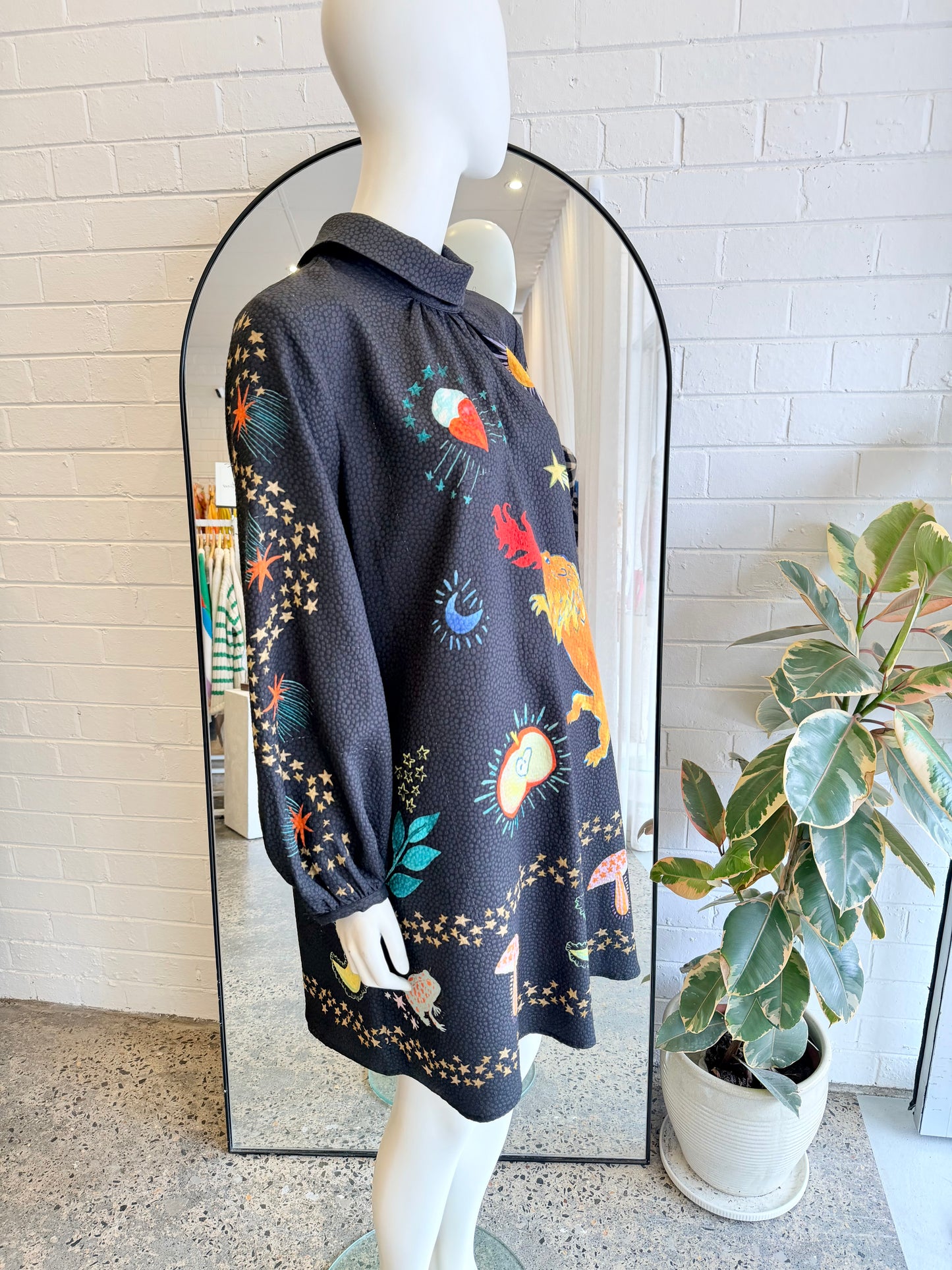 Gorman Magic Place Print Shift Dress - Size 12
