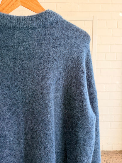 Acne Studios Teal Brushed Sweater - Size S (10 - 12)