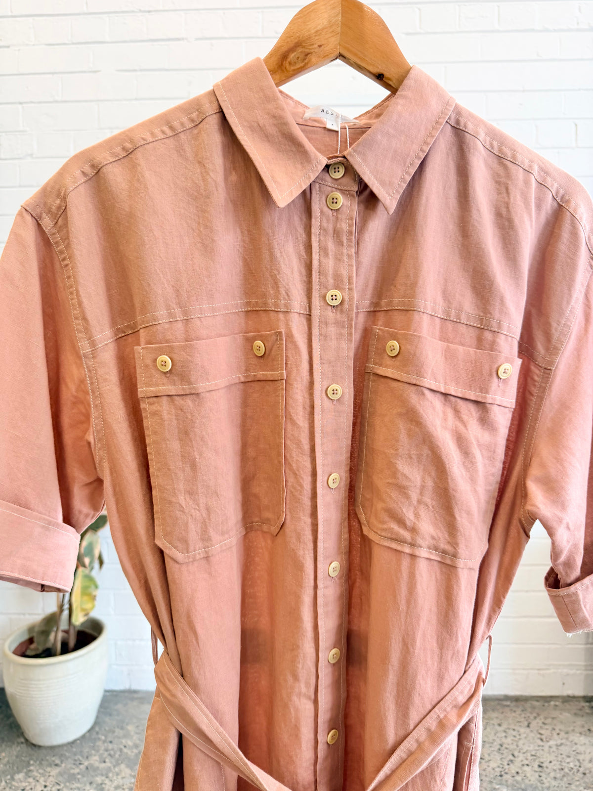 Aestas Freya Shirt Dress - Size 4 (14-16)