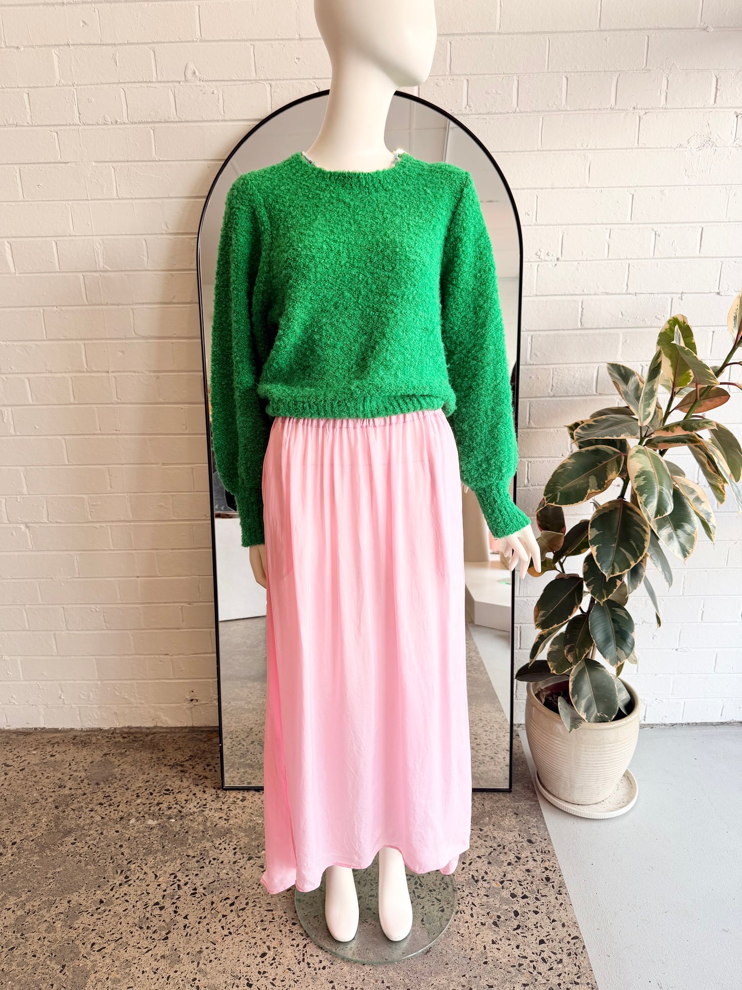 American Vintage Maxi Skirt in Pink - Size M (10-12)