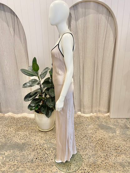 Bec & Bridge Cedar City Maxi Dress in Sand - Size 8