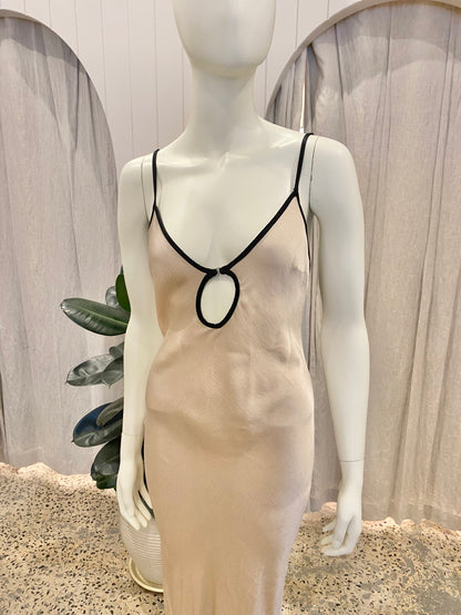 Bec & Bridge Cedar City Maxi Dress in Sand - Size 8