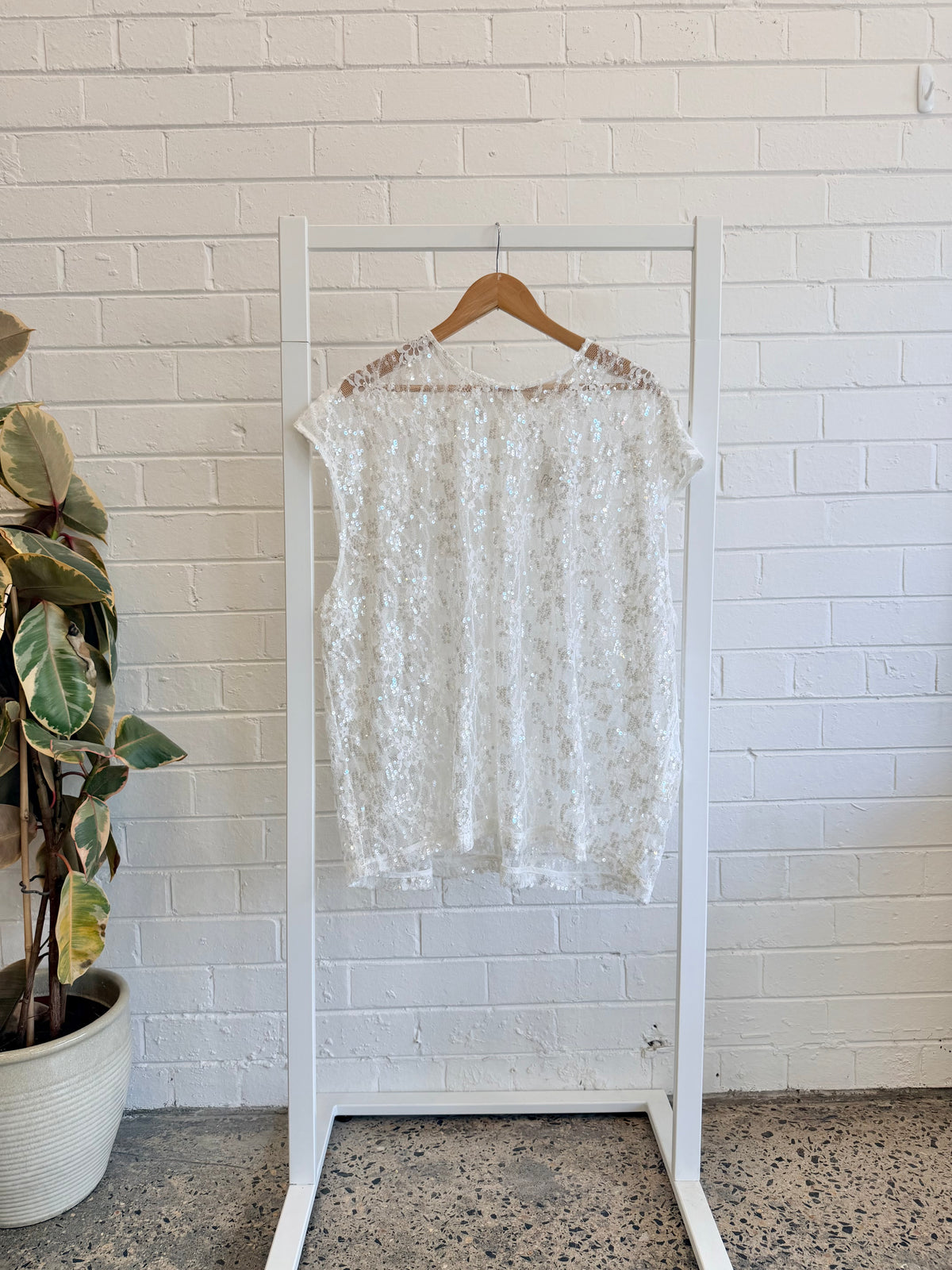 VRG Girl Devyn Sequin Top - Size 16
