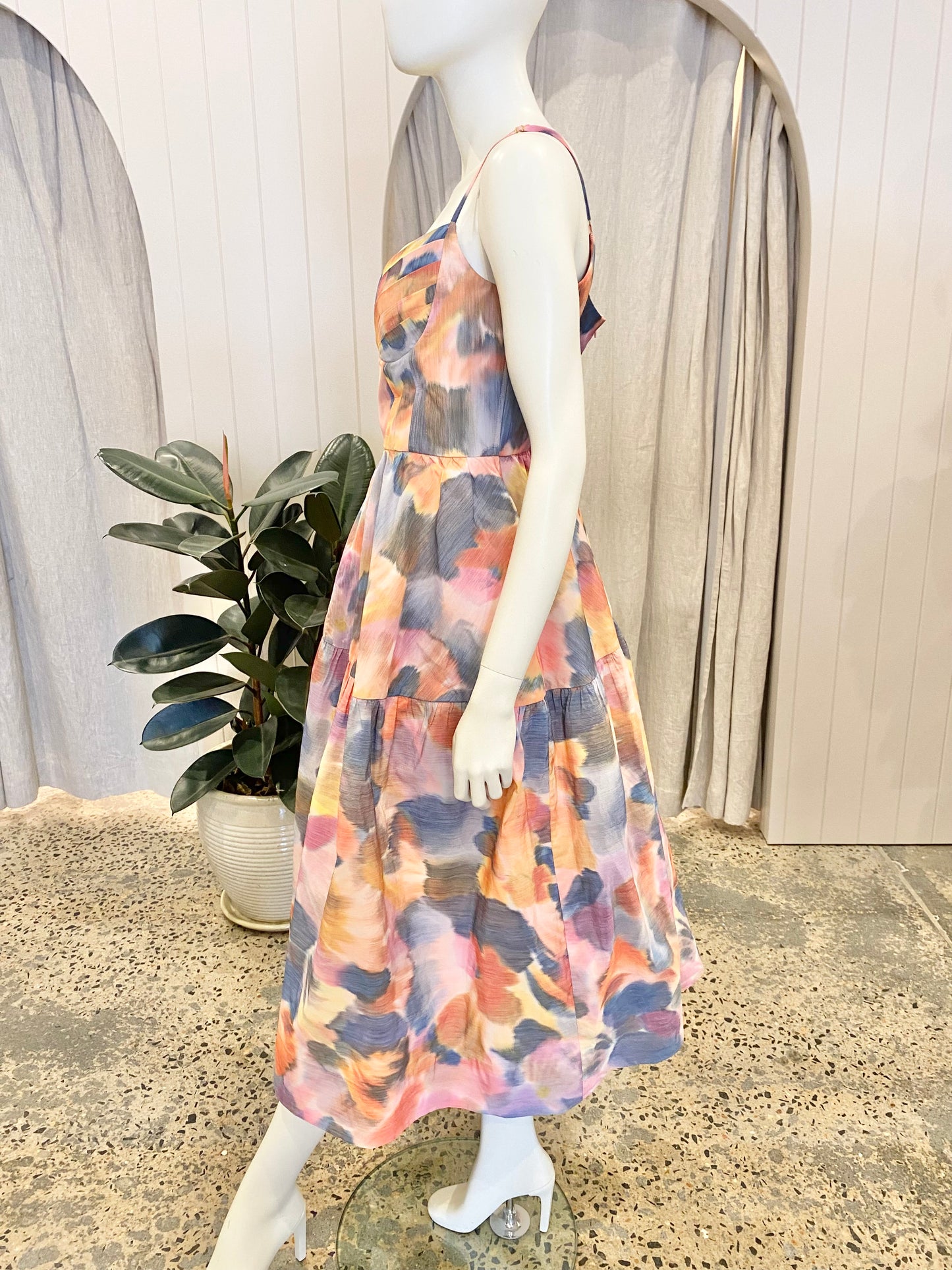 Rebecca Vallance Amaya Midi Dress - Size 16