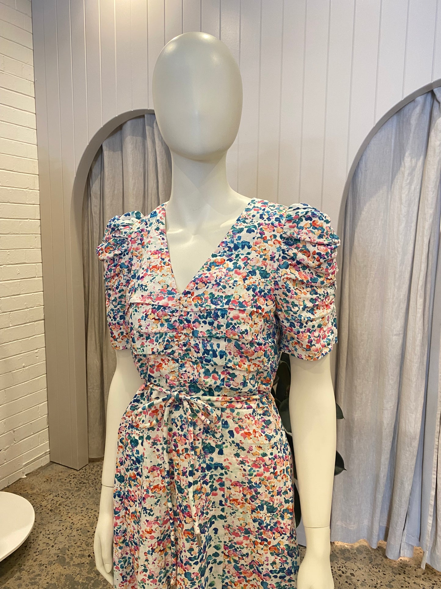 Zoe Kratzmann Glimmer Dress Marble Print - Size 0 (8)