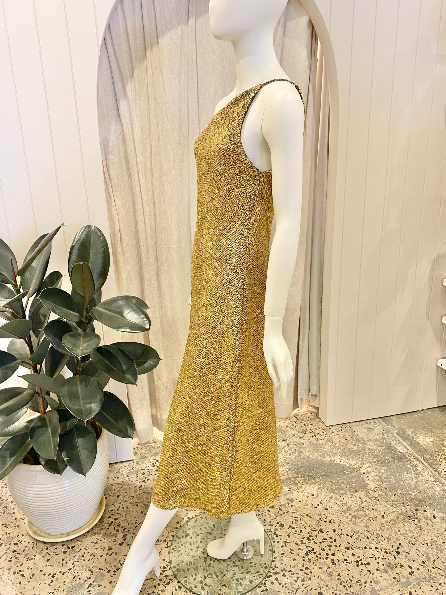 By Johnny Gold Girl Midi Dress - Size 10