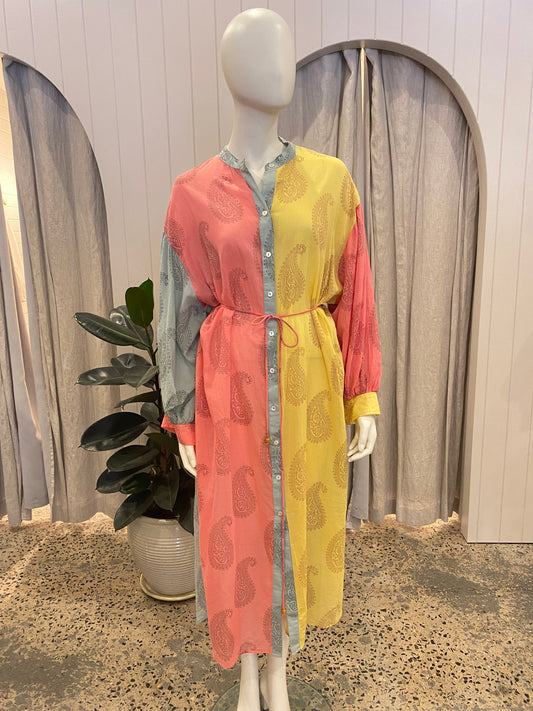 Hannah Artwear Cotton Shirt Dress - Size 1 (10/12)