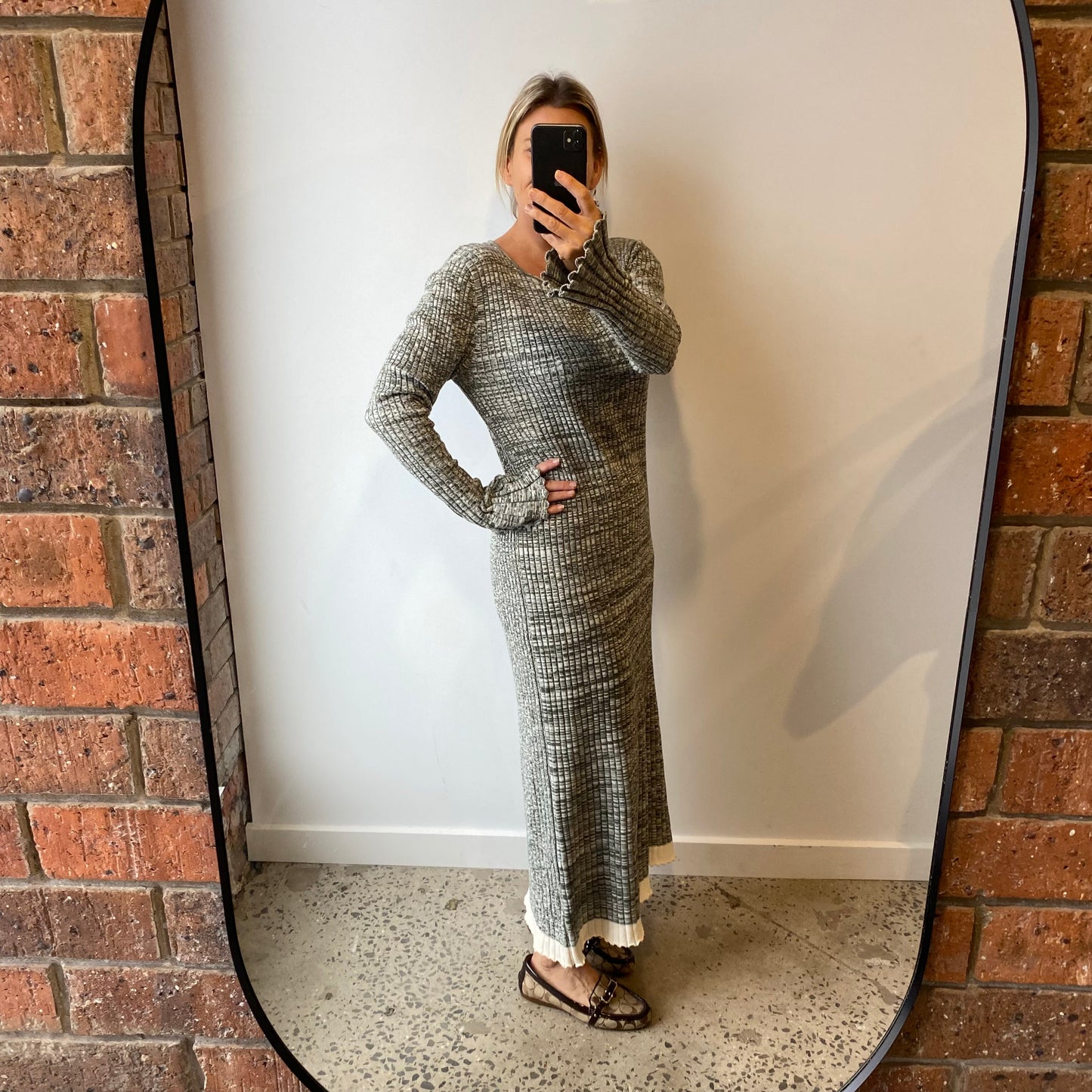 Friends With Frank Cleo Knit Dress - Size XL (12-16)