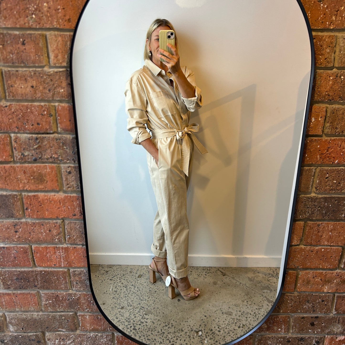 JAG Cream Boilersuit - Size 12