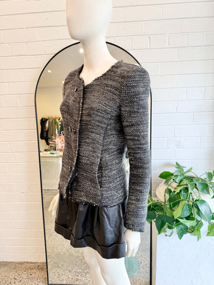Isabel Marant Black Tweed Jacket - Size 40 (8)