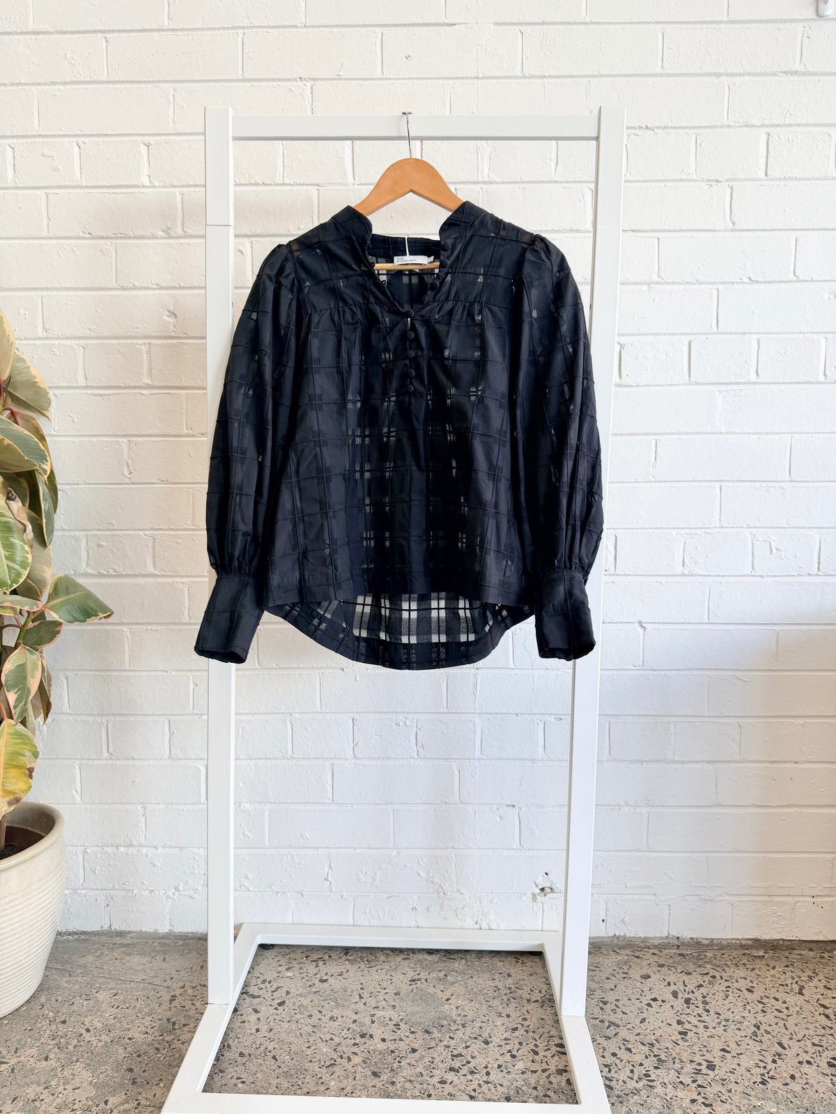 Zoe Kratzmann Black Vista Blouse - Size 1 (8)