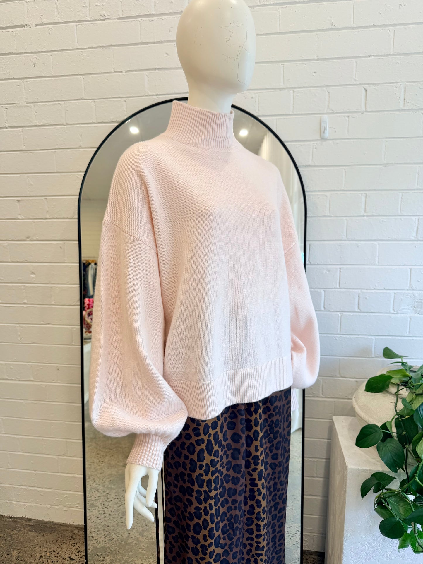 Reiss Royal Ballet Blush Batwing Lily Jumper - Size M (12 - 14)
