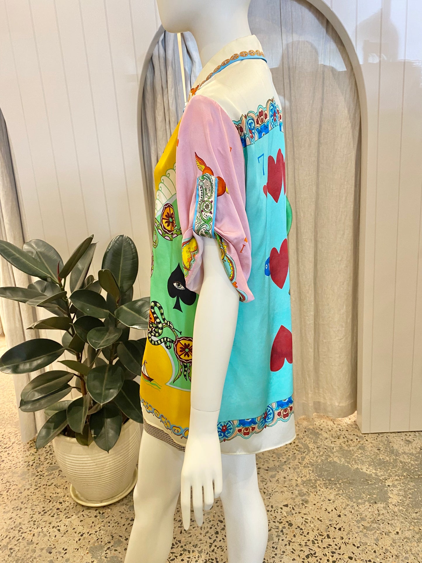 Alemais Rummy Silk Shirt - Size 8