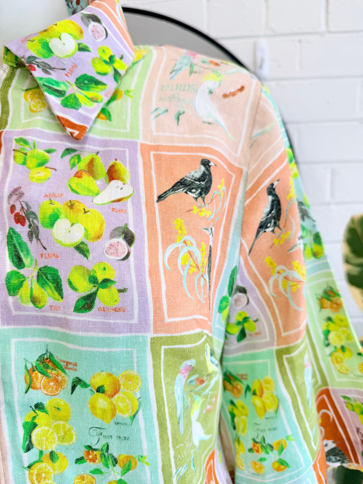 Tara Whalley Tea Towel Print Woo Hoo Mini Dress - Size M (10 - 12)